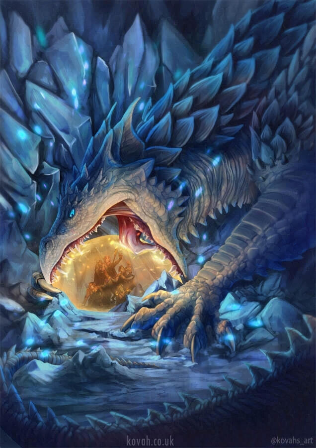 Nightmare in Ivory - Critical Role fanart. Included in upcoming CR project.