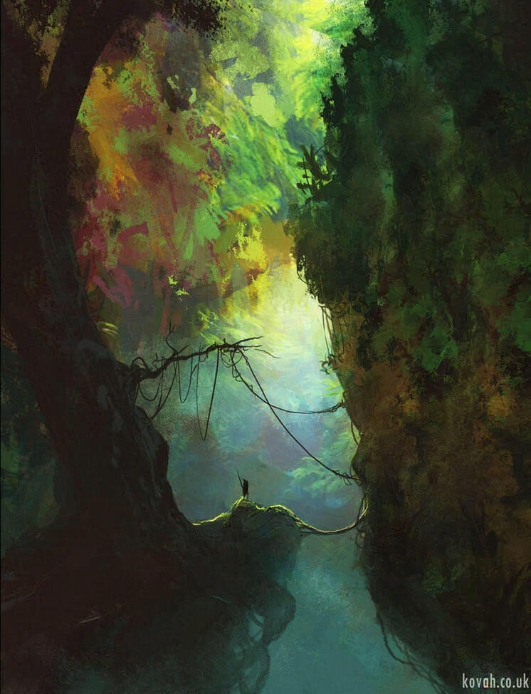 Gorge - Personal Illustration